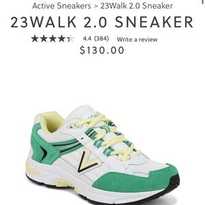 2.0 Women's Green and White Sneakers